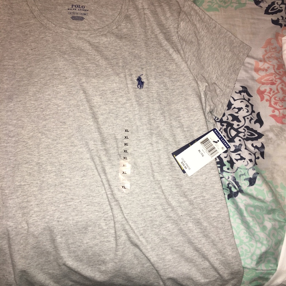 Grey polo shirt